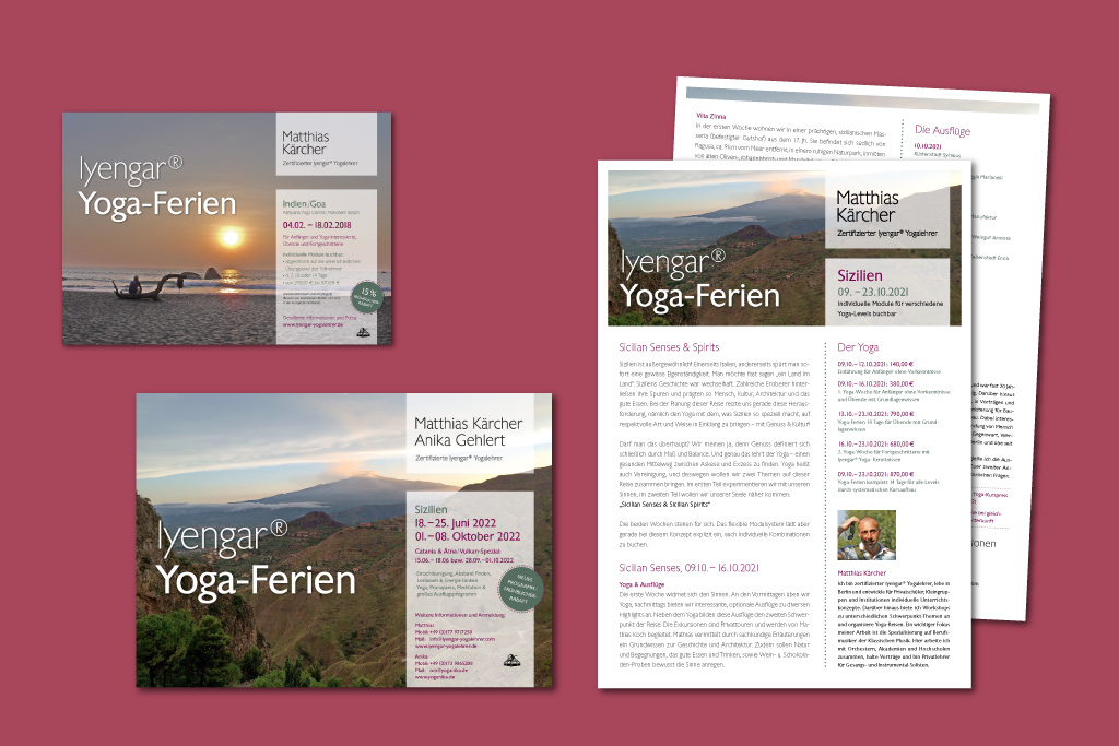 Infomaterialien zu den Iyengar Yoga-Ferien von Matthias Kärcher