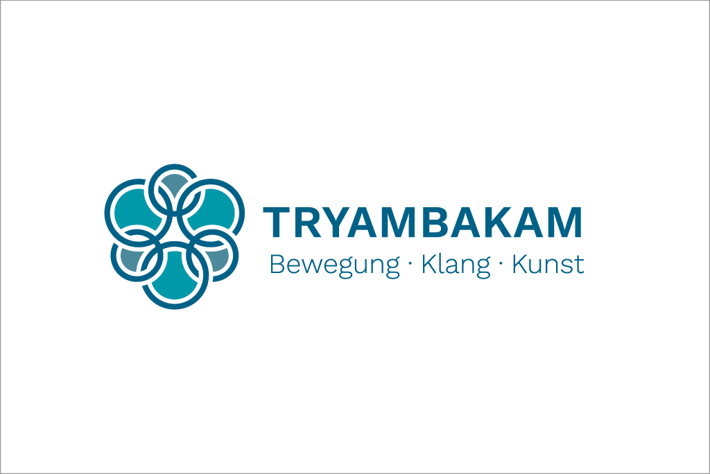Logo für Tryambakam, ein Ort für innere und äußere Bewegung mit Kurs- und Therapieangeboten